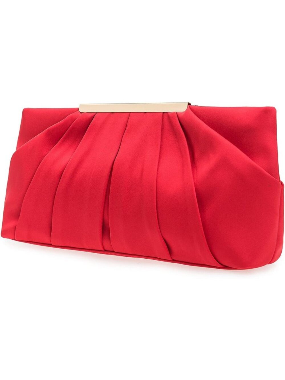 Elegant Pleated Satin Clutch Bag | Classy Formal Evening Purse for Women